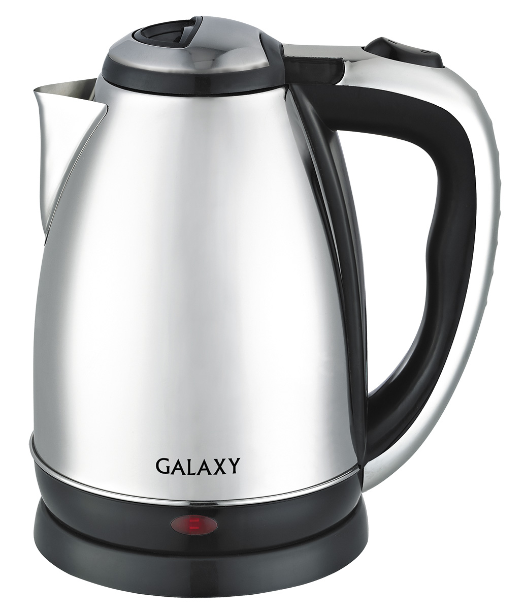 Galaxy GL0311, Grey Black электрочайник4630003365279 Galaxy GL0311, Grey Black электрочайник4630003365279Электрочайник Galaxy GL0311 отвечает всем современным требованиям надежности и безопасности. При его производстве используются только высококачественные и экологически безопасные материалы, а также нагревательные элементы и контроллеры высокого класса надежности.Данная серия имеет в своём арсенале все современные функции защиты, среди которых стоит выделить блокировку включения при недостаточном уровне воды и автовыключение при закипании, что делает Galaxy GL 0311 безопасным для регулярного использования.Скрытый нагревательный элементДвойная стенка из нержавеющей стали 18/10 и пищевого пластикаУказатель максимального уровня воды