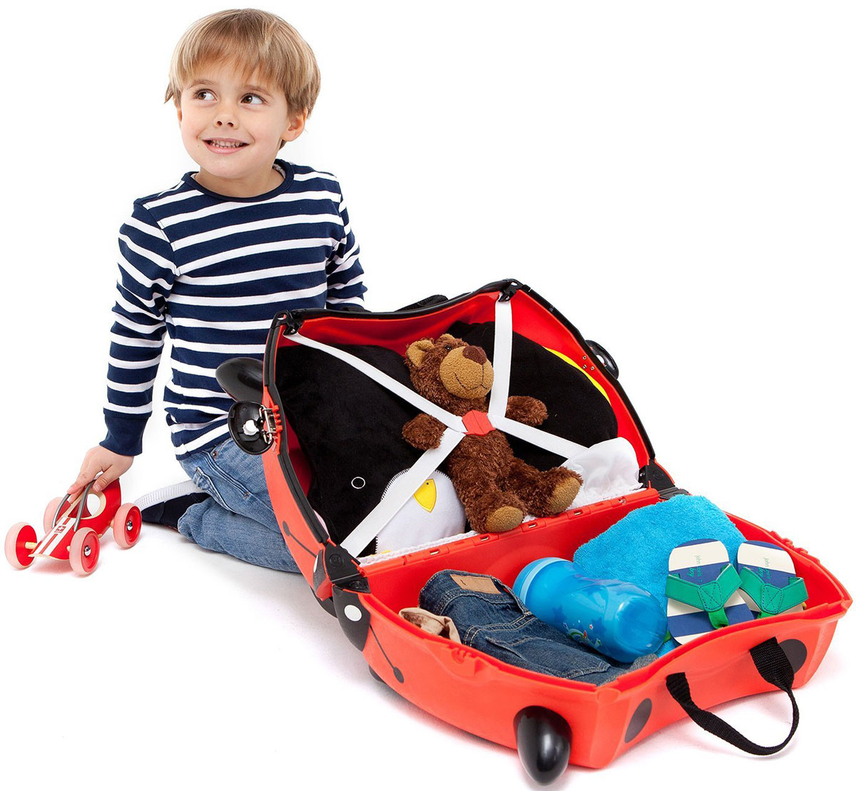 Trunki Чемодан-каталка Божья коровка