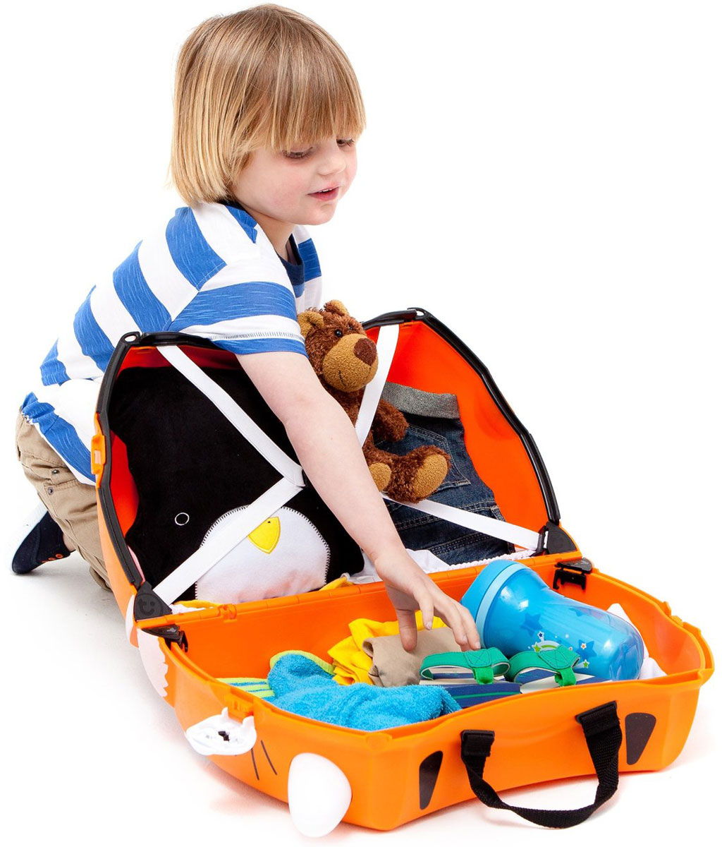 Trunki Чемодан-каталка Тигр