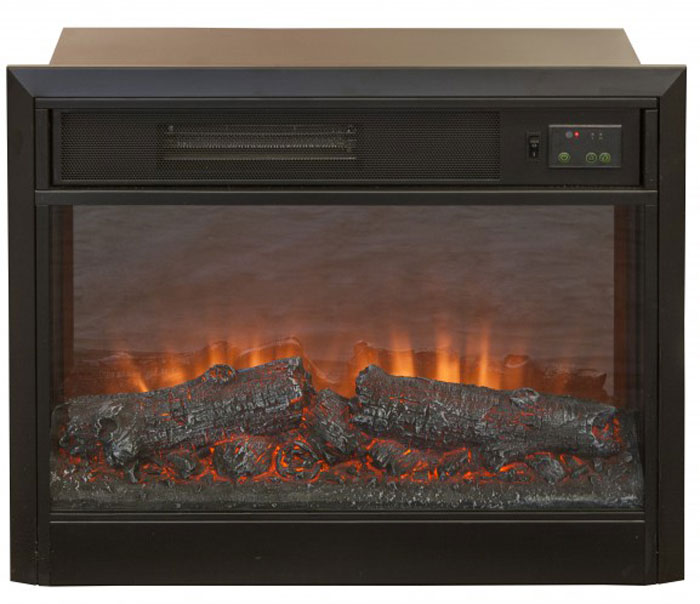 RealFlame Optima 23 электроочагOptima 23 RealFlame Optima 23 электроочагOptima 23Электрический очаг RealFlame Optima 23 предназначен для встраивания в обрамления под широкий очаг. С потрясающим эффектом пламени и муляжом прогоревших дров расположенных за стеклом. С помощью регулятора яркости огня можно задать желаемую яркость пламени. Нагреватель с поддувом спрятан в верхней части очага и обеспечивает обогрев в холодную погоду. Переключатель позволяет включать на полную или половинную мощность.Габариты встраиваемые: 52,5 см х 58,2 см х 20,3 смРазмер очага: 23