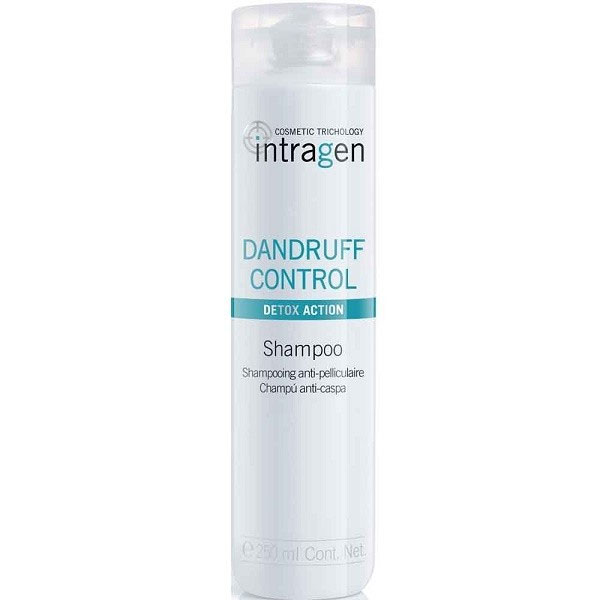 Revlon Professional Шампунь от перхоти Intragen INT Dandruff Control 250 мл7208806000 Revlon Professional Шампунь от перхоти Intragen INT Dandruff Control 250 мл7208806000Продукт устраняет перхоть и блокирует ее повторное появление. Работает уже с первого применения. Шампунь препятствует чрезмерному зажирнению головы, улучшает общее состояние кожного покрова, выводит токсины. Дополнительным эффектом служит омоложение волос и кожи головы, а так же стимуляция роста волос. Питает волосы, дарит им блеск, силу и энергию.