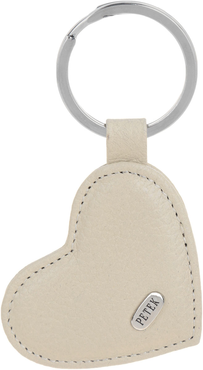 Брелок женский Petek 1855, цвет: слоновая кость. 1503.046.201503.046.20 L.Beige Брелок женский Petek 1855, цвет: слоновая кость. 1503.046.201503.046.20 L.BeigeСтильный женский брелок Petek 1855 выполнен из натуральной кожи с фактурным тиснением в виде сердца. Модель оформлена металлической пластиной с гравировкой бренда и оснащена металлическим кольцом. Брелок упакован в фирменную коробку. Такой брелок станет стильным дополнением к ключам.