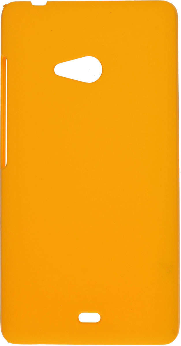 Skinbox 4People чехол для Microsoft Lumia 540, YellowT-S-ML540-002 Skinbox 4People чехол для Microsoft Lumia 540, YellowT-S-ML540-002Чехол - накладка Skinbox 4People для Microsoft Lumia 540 бережно и надежно защитит ваш смартфон от пыли, грязи, царапин и других повреждений. Чехол оставляет свободным доступ ко всем разъемам и кнопкам устройства. В комплект также входит защитная пленка на экран.