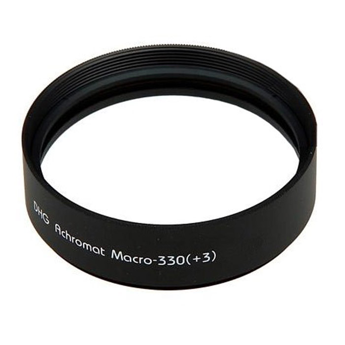 Marumi DHG Macro Achromat 330(+3) светофильтр (77 мм)DHG Macro Achromat 330(+3) Marumi DHG Macro Achromat 330(+3) светофильтр (77 мм)DHG Macro Achromat 330(+3)Макрофильтр Marumi DHG Macro Achromat 330(+3).Ахроматический многолинзовый склеенный макрофильтр с антибликовой защитой и в тонкой сатированной светопоглощающей оправе, не мешающей даже широкоугольникам. Позволяет макросъемку высококлассной не-макро-оптикой с большим диаметром передних линз: широкоугольными, длиннофокусными и высокосветосильными объективами. Создают резкое и правильное по цвету изображение по всему кадру, даже в углах.