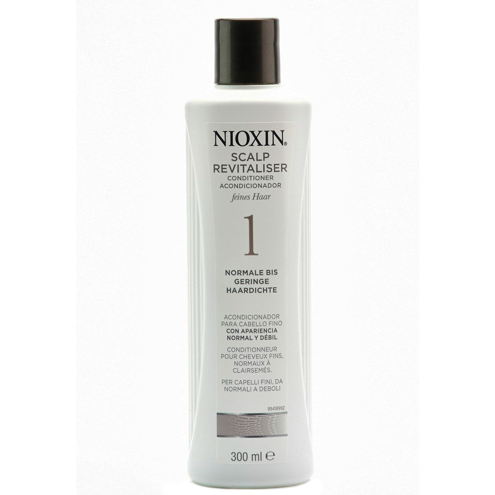 Nioxin Scalp Увлажняющий кондиционер (Система 1) Revitaliser System 1, 300 мл81274128 Nioxin Scalp Увлажняющий кондиционер (Система 1) Revitaliser System 1, 300 мл81274128Увлажняющий кондиционер Nioxin Система 1 предназначен для ослабленных и тонких волос. Средство содержит питательные масла и энзимы, которые бережно ухаживают за волосами и кожей головы. Кондиционер от Ниоксин придает волосам шелковистость и смягчает кожу головы.