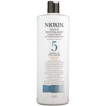 Nioxin Scalp Увлажняющий кондиционер (Система 5) Revitaliser System 5, 1000 мл81274178 Nioxin Scalp Увлажняющий кондиционер (Система 5) Revitaliser System 5, 1000 мл81274178Nioxin Scalp Revitaliser System 5 придает объем и упругость волосам, восстанавливая их структуру. Увлажняет кожу головы с помощью специальных масел входящих в состав. Оказывает успокаивающее действие на кожу головы. Энзимные комплексы, также входящие в состав кондиционера, поддерживают оптимальную среду на коже головы.