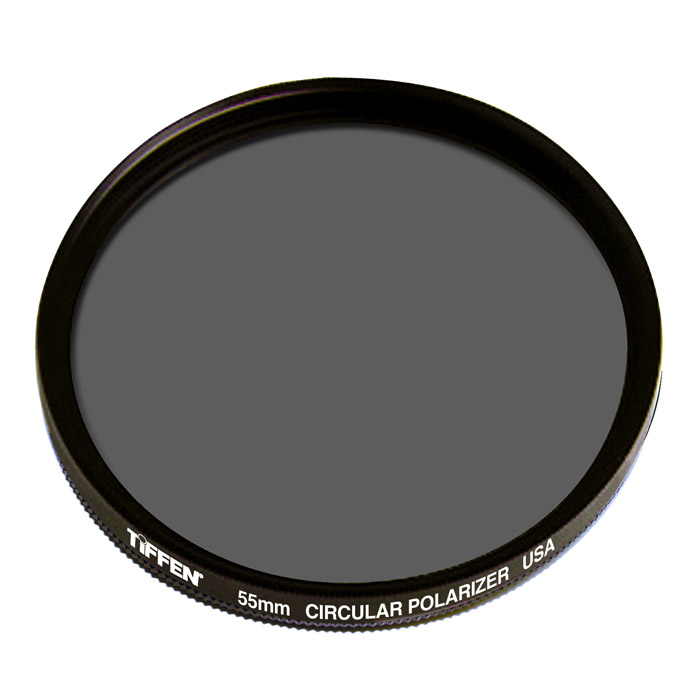 Tiffen Circular Polarizer Filter поляризационный фильтр (55 мм)55CP Tiffen Circular Polarizer Filter поляризационный фильтр (55 мм)55CPTiffen Circular Polarizer - защитный поляризационный фильтр (круговая поляризация).Повышает контраст, удаляет блики - отражения от водной и стеклянных поверхностейПосле установки, вращая переднюю оправу, меняется степень поляризации светаДля усиления синевы снимаемого неба, установите фильтр перпендикулярно направлению падающего света