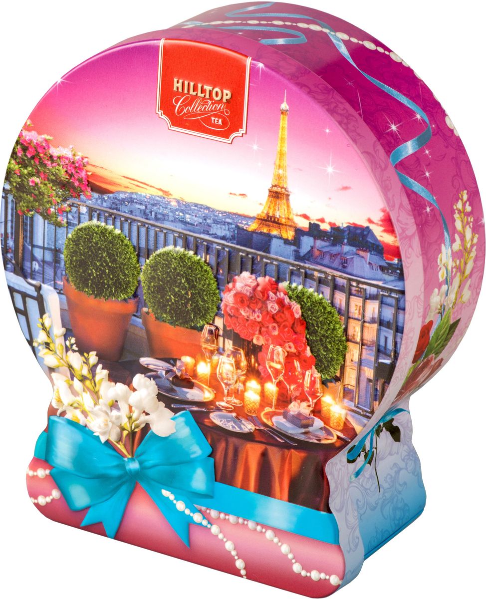 Hilltop Романтический вечер. Подарок Цейлона черный листовой чай, 100 г4607099306219 Hilltop Романтический вечер. Подарок Цейлона черный листовой чай, 100 г4607099306219Hilltop Романтический вечер. Подарок Цейлона крупнолистовой цейлонский черный чай с глубоким, насыщенным вкусом и изумительным ароматом. Настой с изумительным ароматом послужит великолепным дополнением к праздничному столу, а благодаря красивой праздничной упаковке вы можете подарить этот прекрасный чай своим друзьям и близким.