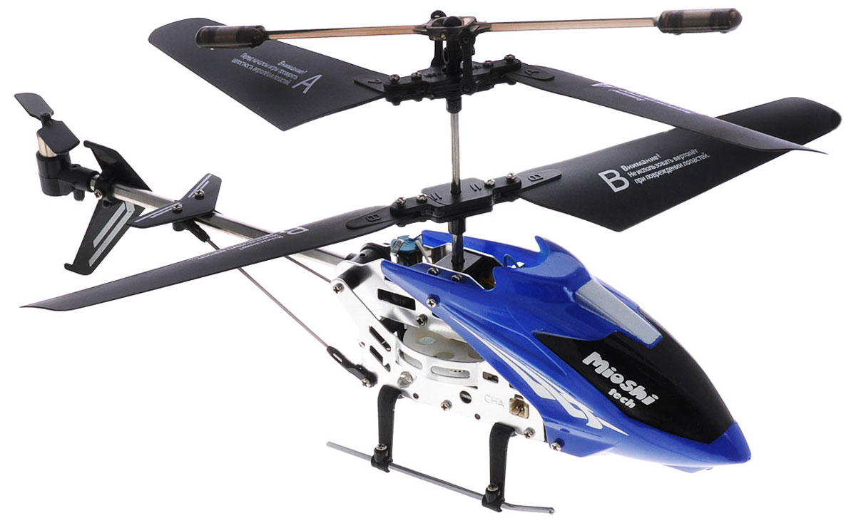 Mioshi Вертолет на инфракрасном управлении IR-107 цвет синий