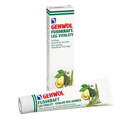 Gehwol Fusskraft Leg Vitality - Оживляющий бальзам для ног 125 мл1*11107 Gehwol Fusskraft Leg Vitality - Оживляющий бальзам для ног 125 мл1*11107Средство Оживляющий бальзам Геволь Фусскрафт (Gehwol Fusskraft Leg Vitality) - универсальное быстродействующее средство для ежедневного ухода за ногами и ступнями. Это нежирный освежающий бальзам придаст коже мягкость, гладкость и ухоженный вид. Он снимает ощущение усталости и болезненности нагруженных ног, защищает кожу от преждевременного старения и обладает дезодорирующим эффектом.Проверено по дерматологическим показателям. Благоприятно применение при заболевании диабетом.Назначение:Придает коже мягкость, гладкость и ухоженный вид.Снимает ощущение усталости и болезненности натруженных ног.Защищает кожу от преждевременного старения.Обладает дезодорирующим эффектом.Активные компоненты:масло авокадо, экстракт морских водорослей, витамин Е, аллантоин, бисаболол, гамамелис.