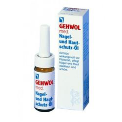 Gehwol Med Protective Nail and Skin Oil - Масло для защиты ногтей и кожи 50 мл114 020 303 Gehwol Med Protective Nail and Skin Oil - Масло для защиты ногтей и кожи 50 мл114 020 303Масло для защиты ногтей и кожи Геволь мед (Gehwol med Protective Nail and Skin Oil) cодержит такие высококачественные продукты для ухода за ногтями и кожей, какими являются зародыши пшеницы, пантенол и бисаболол.Надежное по своему действию активное вещество клотримазол предотвращает возникновение грибковых инфекций. Хрупкие, ломкие ногти становятся эластичными и красивыми, приобретают естественный здоровый блеск.Проверено по дерматологическим показателям.Назначение: предназначено для эффективной защиты от грибковых заболеваний, осуществляет уход за кожей и ногтями, поддерживая их в здоровом и эластичном состоянии.