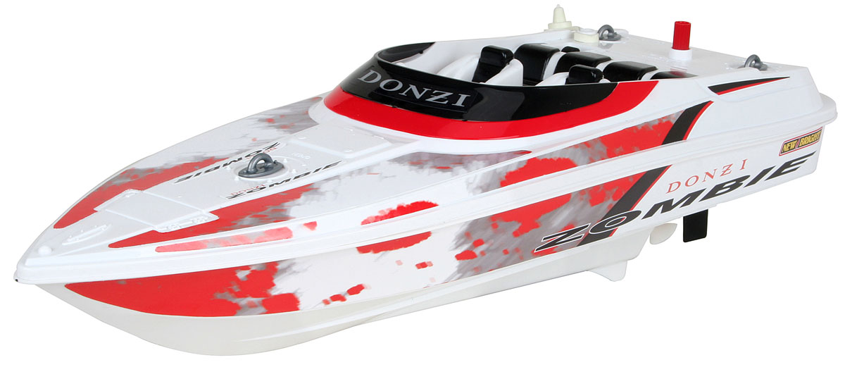 New Bright Катер на радиоуправлении Donzi Zombie цвет белый красный