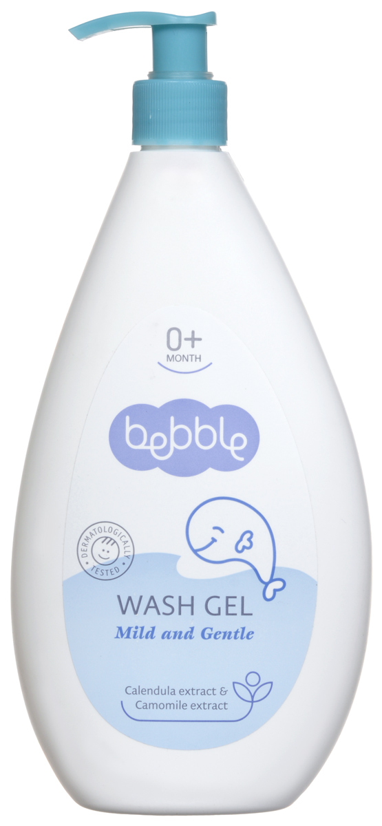 Bebble Гель для мытья, с экстрактом календулы и ромашки, от 0 месяцев, 400 мл301047 Bebble Гель для мытья, с экстрактом календулы и ромашки, от 0 месяцев, 400 мл301047Ничего на этом свете не пахнет так приятно и чисто, как кожа твоего малыша, поэтому вы захотите, чтобы она всегда была чистой и мягкой. Гель для душа Bebble быстро образует легкую пену и очищает кожу, благодаря своим нежным ингредиентам и растительным экстрактам. Смягчающие ингредиенты делают кожу малыша шелковистой и гладкой, не пересушивая ее.Экстракт календулы обладает противовоспалительными и анти-генотоксическими свойствами. А также, является очень эффективным успокаивающим средством, которое помогает раздраженной коже вернуть свое здоровое состояние. Экстракт ромашки содержит эфирные масла и флавоноиды, которые особенно полезны при уходе за чувствительной кожей. Обладает противовоспалительным действием и борется со свободными радикалами. Д-пантенол, также известен как провитамин B5, придает коже мягкость и гладкость, улучшает ее внешний вид. Проникает в верхний слой кожи и поддерживает ee естественный баланс влаги, и в тоже время стимулирует рост и восстановление клеток. Не содержит парабенов, красителей, алкоголя.Товар сертифицирован.