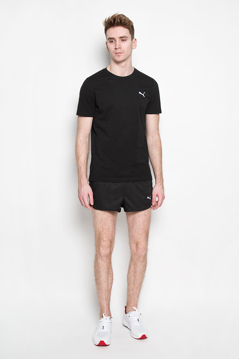 Шорты мужские Puma PE Running Split, цвет: черный. 51382701. Размер XL (50/52)51382701 Шорты мужские Puma PE Running Split, цвет: черный. 51382701. Размер XL (50/52)51382701Мужские шорты Puma PE Running Split станут отличным дополнением к вашему спортивному гардеробу. Они выполнены из полиэстера с применением технологии dryCELL, благодаря чему великолепно тянутся, удобно сидят и превосходно отводят влагу от тела, оставляя кожу сухой.Модель дополнена широкой эластичной резинкой на поясе и оснащена светоотражающими элементами. Объем талии регулируется при помощи шнурка-кулиски на поясе. Изделие оснащено несъемной внутренней вставкой в виде трусов-слипов с небольшим накладным кармашком. Шорты украшены светоотражающим логотипом Puma.Эти модные укороченные шорты идеально подойдут для бега и других спортивных упражнений. В них вы всегда будете чувствовать себя уверенно и комфортно.