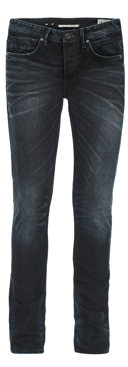 Джинсы мужские Tom Tailor Denim, цвет: темно-синий, черный. 6203549.00.12. Размер 31-32 (46/48-32)6203549.00.12 Джинсы мужские Tom Tailor Denim, цвет: темно-синий, черный. 6203549.00.12. Размер 31-32 (46/48-32)6203549.00.12Стильные мужские джинсы Tom Tailor Denim - джинсы высочайшего качества на каждый день, которые прекрасно сидят. Модель немного зауженного кроя по ноге и средней посадки изготовлена из 100% хлопка. Изделие оформлено тертым эффектом и перманентными складками.Застегиваются джинсы на пуговицу в поясе и три пуговицы на застежке-молнии, имеются шлевки для ремня. Спереди модель оформлены двумя втачными карманами и одним небольшим секретным кармашком, а сзади - двумя накладными карманами.Эти модные и в тоже время комфортные джинсы послужат отличным дополнением к вашему гардеробу. В них вы всегда будете чувствовать себя уютно и комфортно.