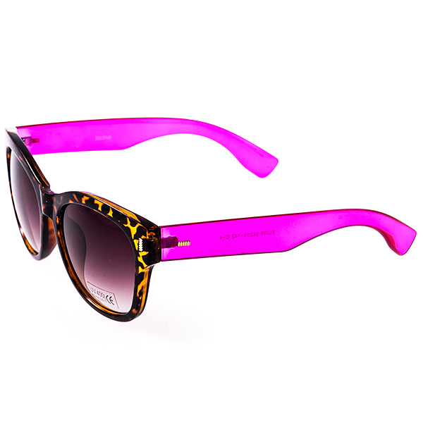 Солнцезащитные очки женские Selena, цвет: фуксия, коричневый. 80031121