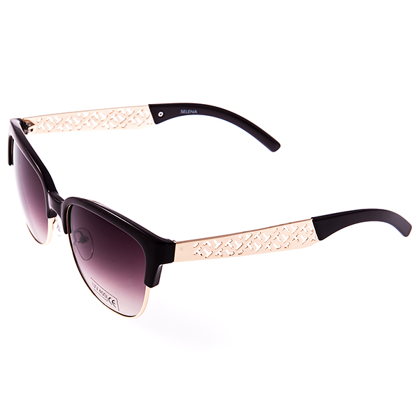 Солнцезащитные очки женские Selena, цвет: темно-коричневый. 80031231