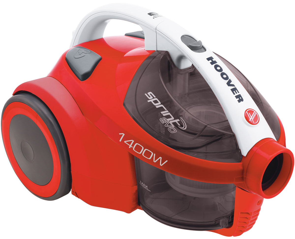 Hoover TSBE1401 пылесосTSBE1401 Hoover TSBE1401 пылесосTSBE1401Hoover TSBE1401 - компактный и стильный пылесос, предназначенный для эффективной и быстрой уборки помещения. В качестве пылесборника в нем применяется контейнер объемом 1,5 литра, который легко снимается и чистится. Потребляемая мощность пылесоса 1400 Вт, при этом мощность всасывания достигает 240 Вт. Установленный фильтр HEPA эффективно очищает воздух от пыли и микробов. В итоге вы получаете идеальный результат уборки и абсолютно чистый воздух в доме, что немаловажно для аллергиков.