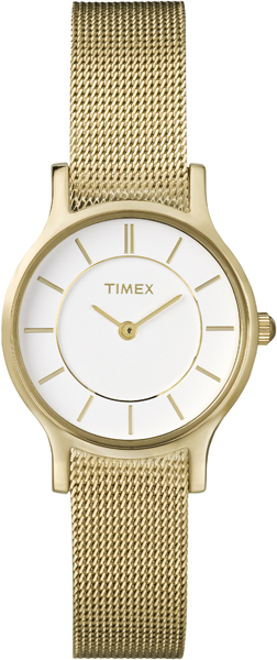 Наручные часы женские Timex, цвет: золотистый. T2P168