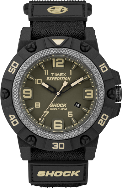 Наручные часы мужские Timex, цвет: зеленый, черный. TW4B00900