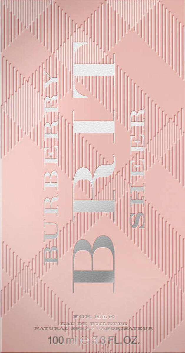 Burberry Brit Sheer Woman Туалетная вода, 100 мл1728 Burberry Brit Sheer Woman Туалетная вода, 100 мл1728Автор аромата - Emilie Coppermann. Парфюм был разработан для воплощениеюного и жизнерадостного настроения Burberry Brit, а также для того, чтобыподчеркнуть индивидуальность и редкую харизму женщины, для которой былсоздан этот аромат. Цветочно-фруктовая композиция очень нежная, веселая исвежая.Этот парфюм - воплощение молодого духа Burberry.Классификация аромата: Цветочные. Мускус, мандарин, древесина, груша, пион, ананас (листья), личи, юзу, душистый горошек, виноград, персик (цветок).Туалетная вода - один из самых популярных видов парфюмернойпродукции. Туалетная вода содержит 4-10%парфюмерного экстракта.Главные достоинства данного типа продукции заключаются в доступной цене,разнообразии форматов (как правило, 30, 50, 75, 100 мл), удобствеиспользования (чаще всего - спрей). Идеальна для дневного использования.Товар сертифицирован.