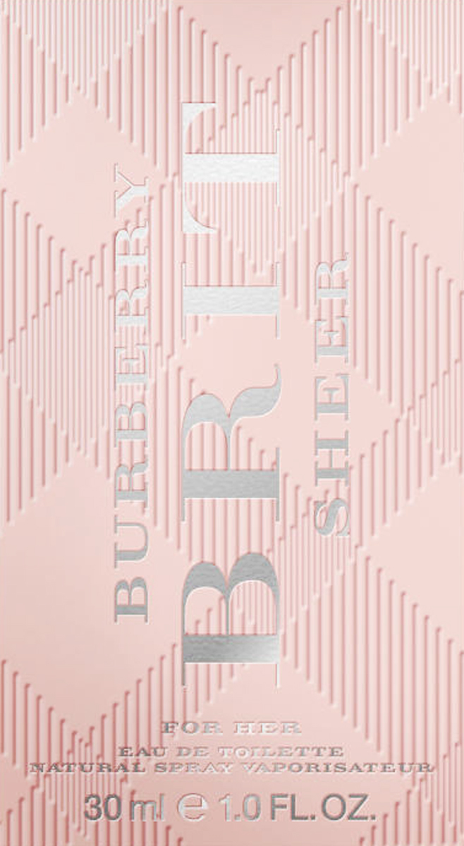 Burberry Brit Sheer Woman Туалетная вода, 30 мл burberry туалетная вода burberry sport for women 75 ml