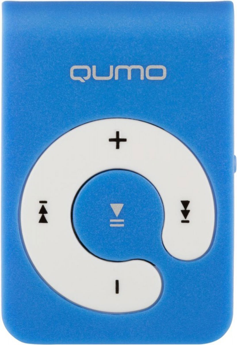 Qumo Hit, Blue MP3-плеер20567 Qumo Hit, Blue MP3-плеер20567Миниатюрный и невесомый МР3-плеер Qumo Hit. На корпусе плеера предусмотрена клипса, с помощью которой его можно закрепить на одежде, лямке рюкзака или элементах спортивной экипировки. В качестве источника файлов выступает microSD карта, а для подключения зарядки и синхронизации с компьютером предусмотрен вход microUSB. Также плеер можно использовать как кардридер, позволяя сохранить на носитель не только музыку, но и важные документы.