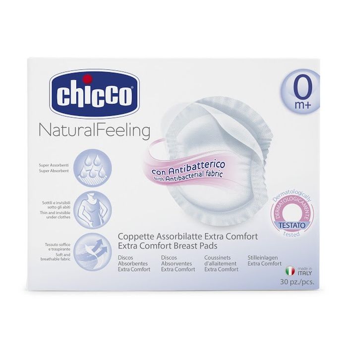 Chicco Прокладки для груди антибактериальные 30 шт