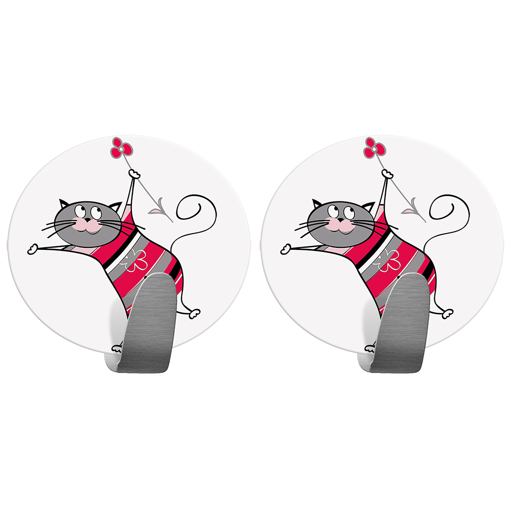 Крючок Tatkraft Funny Cats, самоклеящийся, 2 шт20092 Крючок Tatkraft Funny Cats, самоклеящийся, 2 шт20092Крючок Tatkraft Funny Cats - набор из двух крючков, на самоклеящийся основе из нержавеющей стали. Надежная фиксация. Выдерживает вес до 5 кг.