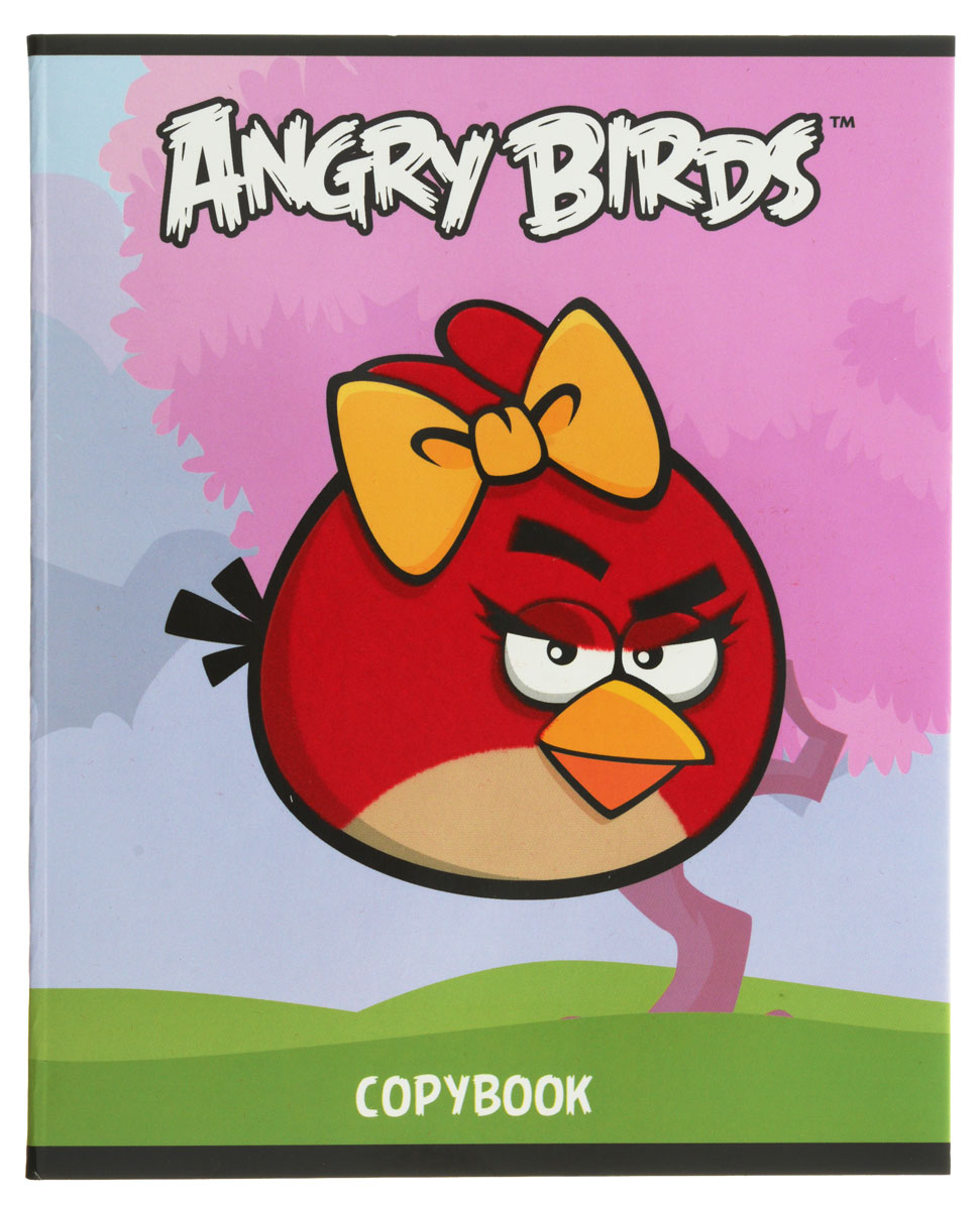 Hatber Тетрадь Angry Birds 48 листов в клетку цвет голубой розовый48Т5флB1_10401 Hatber Тетрадь Angry Birds 48 листов в клетку цвет голубой розовый48Т5флB1_10401Тетрадь Hatber Angry Birds отлично подойдет для занятий школьнику или студенту. Обложка, выполненная из плотного картона, позволит сохранить тетрадь в аккуратном состоянии на протяжении всего времени использования. Изделие оформлено бархатистым изображением злой птички.Внутренний блок тетради, соединенный скрепками, состоит из 48 листов белой бумаги в голубую клетку с полями.