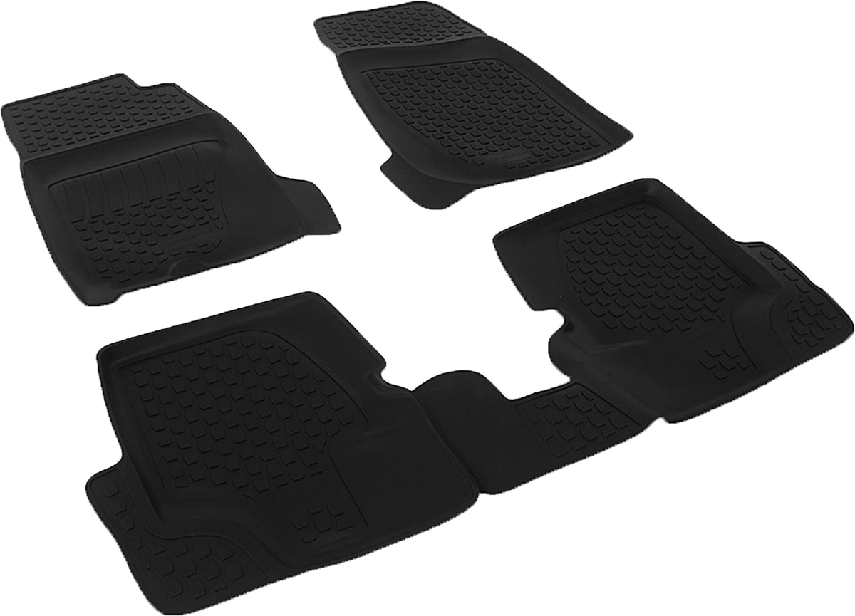 Коврики в салон автомобиля L.Locker, для Suzuki Jimny (FJ) (98-), 4 шт0212060101 Коврики в салон автомобиля L.Locker, для Suzuki Jimny (FJ) (98-), 4 шт0212060101Коврики L.Locker производятся индивидуально для каждой модели автомобиля из современного и экологически чистого материала. Изделия точно повторяют геометрию пола автомобиля, имеют высокий борт, обладают повышенной износоустойчивостью, антискользящими свойствами, лишены резкого запаха и сохраняют свои потребительские свойства в широком диапазоне температур (от -50°С до +80°С). Рисунок ковриков специально спроектирован для уменьшения скольжения ног водителя и имеет достаточную глубину, препятствующую свободному перемещению жидкости и грязи на поверхности. Одновременно с этим рисунок не создает дискомфорта при вождении автомобиля. Водительский ковер с предустановленными креплениями фиксируется на штатные места в полу салона автомобиля. Новая технология системы креплений герметична, не дает влаге и грязи проникать внутрь через крепеж на обшивку пола.