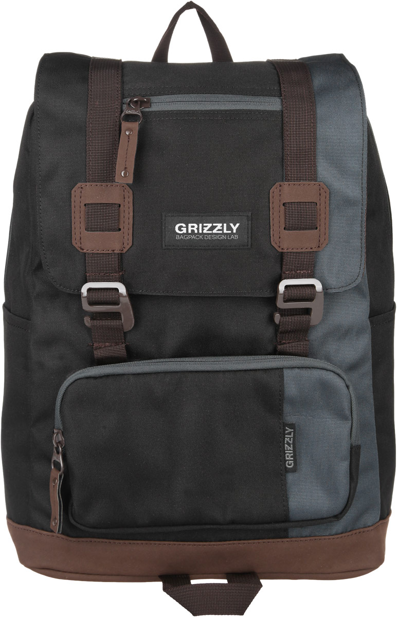 Рюкзак городской Grizzly, цвет: черный, 23 л. RU-619-2/4RU-619-2/4 Рюкзак городской Grizzly, цвет: черный, 23 л. RU-619-2/4RU-619-2/4Стильный городской рюкзак Grizzly выполнен из таслана, оформлен нашивкой с символикой бренда.Рюкзак содержит одно вместительное отделение, которое закрывается на молнию и дополнительно клапаном на пластиковые пряжки. Внутри расположены: врезной карман на молнии и мягкий накладной карман на липучке, предназначенный для переноски планшета или небольшого ноутбука. Снаружи, по бокам изделия, расположены два накладных кармана. Клапан дополнен врезной карман на молнии. На лицевой стороне расположен объемный накладной карман на молнии. Задняя сторона рюкзака дополнена потайным карманом на молнии. Рюкзак оснащен петлей для подвешивания, двумя практичными лямками регулируемой длины.Практичный рюкзак станет незаменимым аксессуаром, который вместит в себя все необходимое.