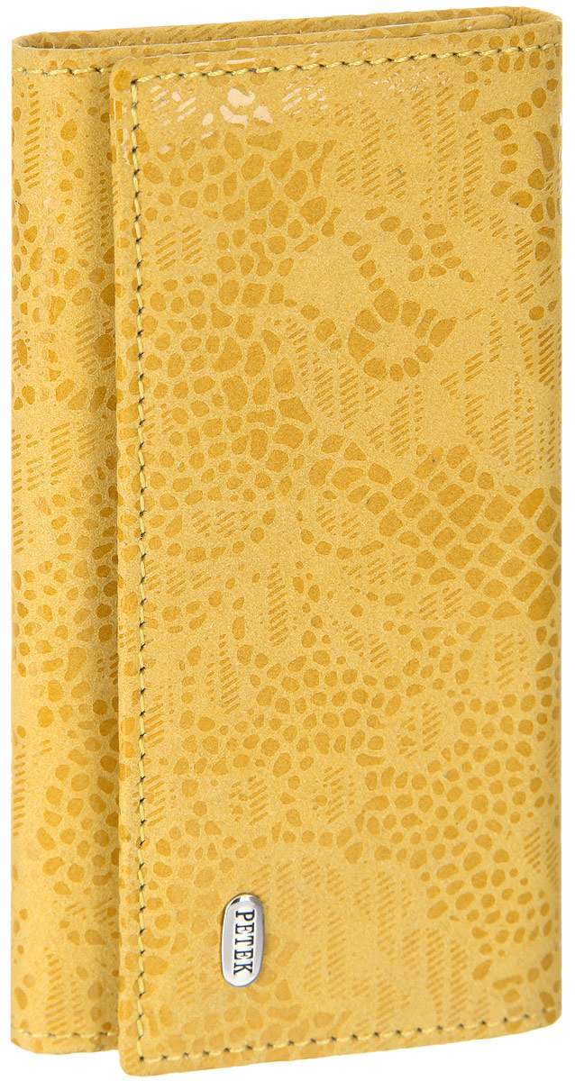 Ключница женская Petek 1855, цвет: желтый. 518.109.14