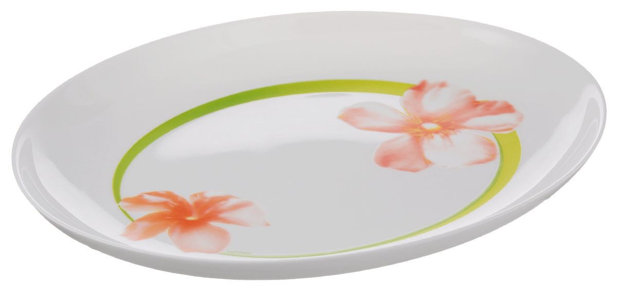 Блюдо Luminarc Sweet Impression, 33 х 25 смE5949 Блюдо Luminarc Sweet Impression, 33 х 25 смE5949Овальное блюдо Luminarc Sweet Impression изготовлено изударопрочного стекла и оформлено изящным цветочным рисунком. Оно доставит истинное удовольствие ценителям прекрасного. Яркий дизайн, несомненно, придется вам по вкусу. Размер блюда (по верхнему краю): 33 х 25 см.
