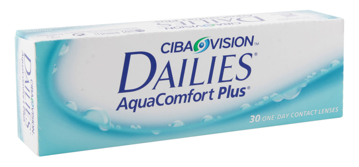 Alcon-CIBA Vision контактные линзы Dailies AquaComfort Plus (30 шт / 8.7 / 14.0 / +1.25)