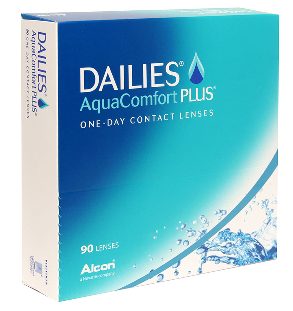 Alcon-CIBA Vision контактные линзы Dailies AquaComfort Plus (90шт / 8.7 / 14.0 / +1.00)
