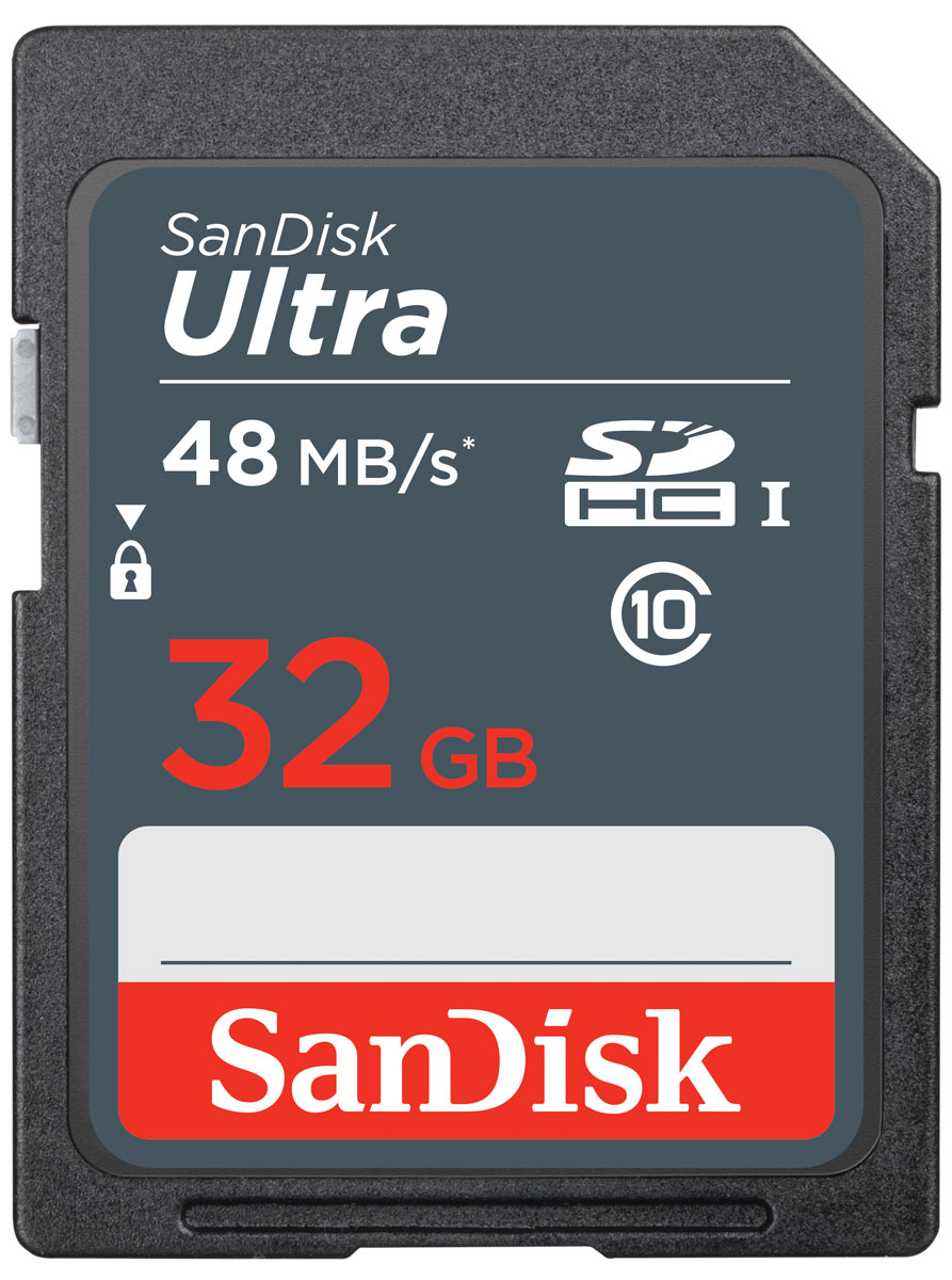 SanDisk Ultra SDHC UHS-I 32GB карта памяти (48 МБ/с)