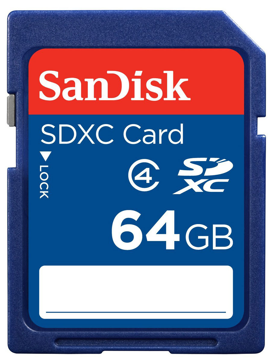 SanDisk SDXC Class 4 64GB карта памяти