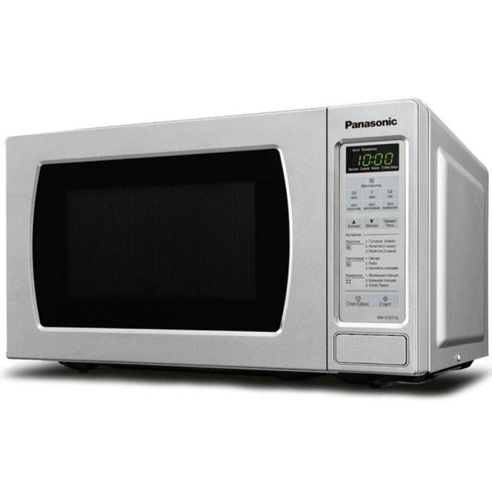 Panasonic NN-ST251WZTE микроволновая печьNN-ST251WZTE Panasonic NN-ST251WZTE микроволновая печьNN-ST251WZTEPanasonic NN-ST251WZTE - микроволновая печь с сенсорной панелью управления, которая поможет вам сберечь время и получить максимум от замороженных блюд при помощи функции быстрого и бережного размораживания. Когда время поджимает, функции этой микроволной печи окажутся очень кстати. Она позволит вам разогреть или разморозить пищу одним нажатием кнопки. Незачем углубляться в сложные меню и элементы управления - выбор функции микроволновой обработки упрощается благодаря простому элементам управления.Диаметр поворотного стола: 245 ммОткрывание дверцы: кнопкаАвтоматическое приготовлениеЗвуковой сигнал отключенияПодсветка камеры