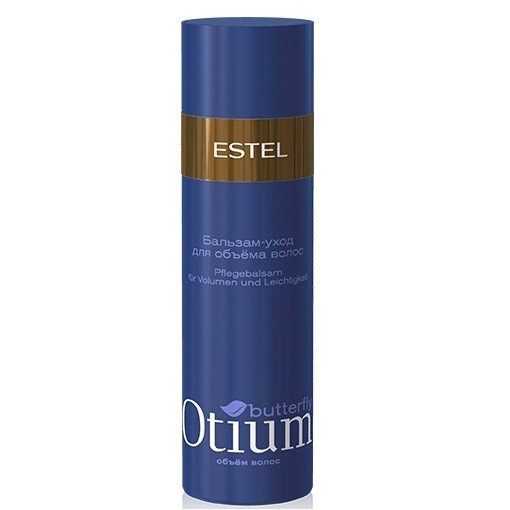 Estel Otium Butterfly Бальзам для объема волос 200 млOTM.22 Estel Otium Butterfly Бальзам для объема волос 200 млOTM.22Estel Otium Butterfly - Бальзам для объема волос. Интенсивная формула бальзама с комплексом Butterfly и пантенолом придаёт волосам дополнительный объём, упругость и эластичность, наполняет волосы жизненной силой. Нежно ухаживает за ними, делает их лёгкими и шелковистыми.