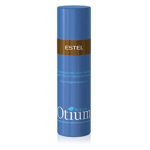 Estel Otium Aqua Легкая увлажняющая сыворотка для волос 100 млOTM.38 Estel Otium Aqua Легкая увлажняющая сыворотка для волос 100 млOTM.38Estel Professional Otium Aqua Лёгкая увлажняющая сыворотка- несмываемый уход:приглаживает кутикулу сухих, ломких волос,увлажняет пересушенные кончики, склеивает их,контролирует непослушные волосы,делает их подвижными и управляемыми,не перегружает волосы,защищает от неблагоприятных внешних воздействий,обладает антистатическим эффектом,придает блеск.В результате гладкие блестящие волосы и ухоженный вид пречески.