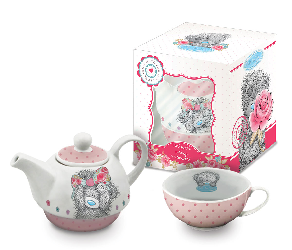 Teabreeze Me to You Подарочный чайный набор с чашкой и чайником, 100 г4620009893470 Teabreeze Me to You Подарочный чайный набор с чашкой и чайником, 100 г4620009893470Подарочный набор Teabreeze Me to You состоит из чашки, чайника и чая Земляника со сливками.Чай Земляника со сливками - это отличный чайный микс, обладающий незабываемым вкусом лета. Смесь черного байхового чая с листьями и плодами земляники рождает непередаваемые ощущения свежести лесной ягоды в сочетании с мягким и сладким вкусом сливок. Эта великолепная вкусовая консистенция оставляет на языке стойкое и очень приятное послевкусие, напоминающее подогретый солнцем летний лес. Напиток, который получается из ароматной смеси Земляника со сливками, приятно бодрит и освежает.