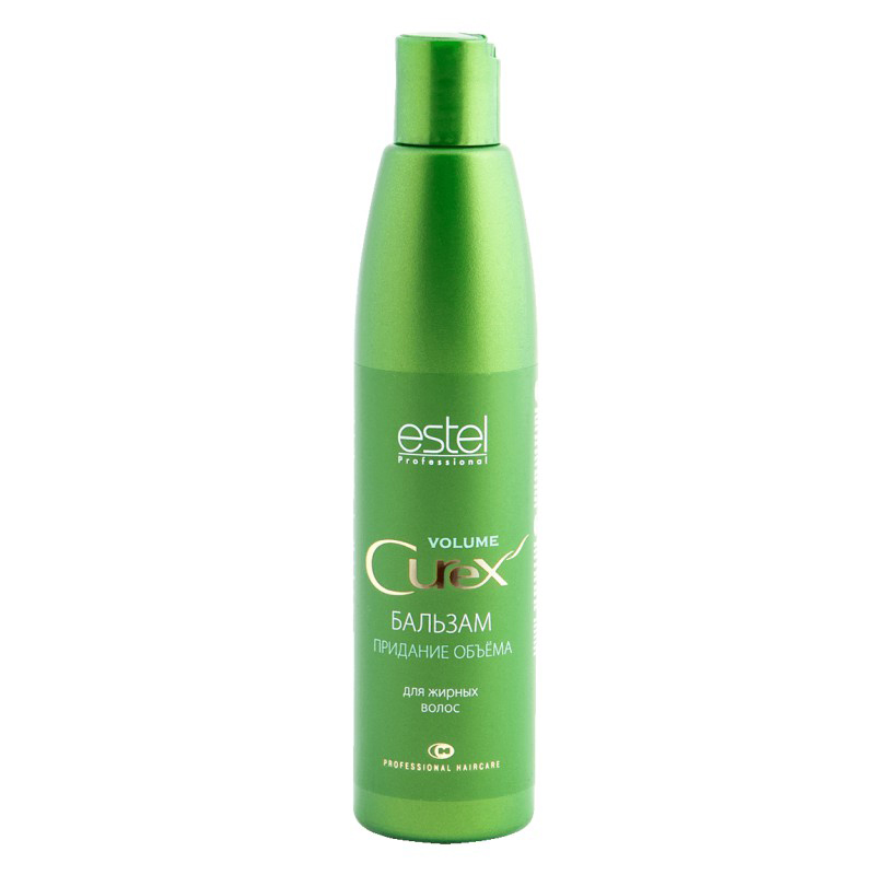 Estel Curex Volume Бальзам для придания объема для жирных волос 250 млCU250/B2 Estel Curex Volume Бальзам для придания объема для жирных волос 250 млCU250/B2Бальзам для придания объема Estel Curex Volume для жирных волос cодержит сбалансированный витаминный комплекс, увлажняет и питает волосы, придает им эластичность. Обладает превосходным кондиционирующим эффектом, облегчает расчесывание.Результат:Великолепный объемШелковистые блестящие волосыЛегкость расчесывания.