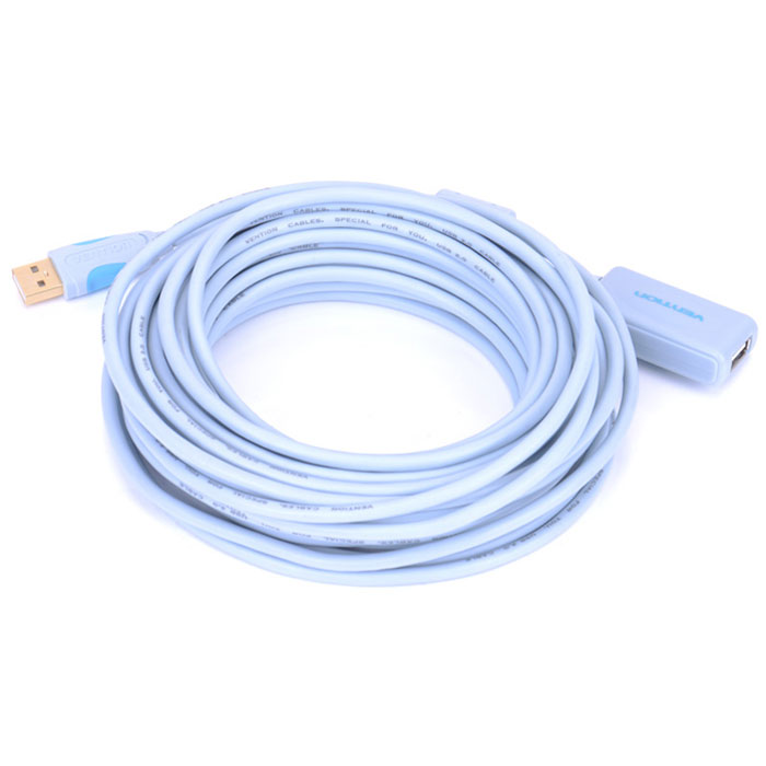 Vention USB 2.0 AM/AF кабель-удлинитель с усилителем (5 м)