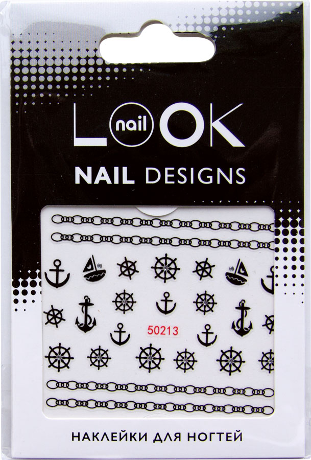 nailLOOK Наклейка для ногтей Nail stickers черные50213 nailLOOK Наклейка для ногтей Nail stickers черные50213Nail Stickers наклейка для ногтей,черные якоря