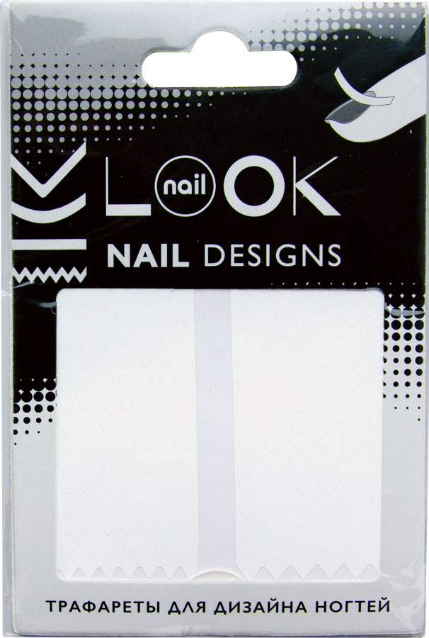 nailLOOK Трафареты для дизайна ногтей Tip Guides белый50219 nailLOOK Трафареты для дизайна ногтей Tip Guides белый50219Самоклеящиеся трафареты используются для создания необычных дизайнов.
