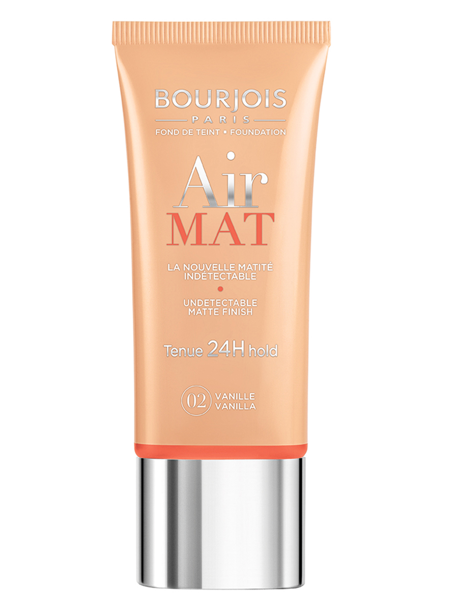 Bourjois Крем Тональный Для Лица Air Mat- Found De Teint Тон 02 vanille 30 мл29101247002 Bourjois Крем Тональный Для Лица Air Mat- Found De Teint Тон 02 vanille 30 мл29101247002Матирование и стойкость 24 часа, скрывает несовершенства без эффекта маски, матирует излишний блеск на коже, сохраняя при этом сияние кожи, инновационные инкапсулированные пигменты обеспечивают свежий и естественный тон, невесомая текстура превращается в легкую вуаль невероятной стойкости и равномерно распределяется, фильтр SPF 10.