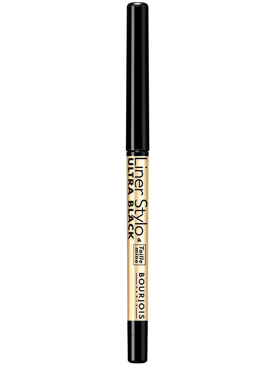 Bourjois контурный карандаш с точилкой для макияжа глаз liner stylo Тон 61 ultra black 1 мл29101503061 Bourjois контурный карандаш с точилкой для макияжа глаз liner stylo Тон 61 ultra black 1 мл29101503061Liner Stylo сочетает в себе преимущества контурного карандаша и точность жидкой подводки. Летучий силикон обеспечивает отличную стойкость макияжа. Карандаш скользит по веку, рисуя тонкую линию одним движением. Точилка, встроенная в карандаш, позволяет содержать грифель в идеальном состоянии.