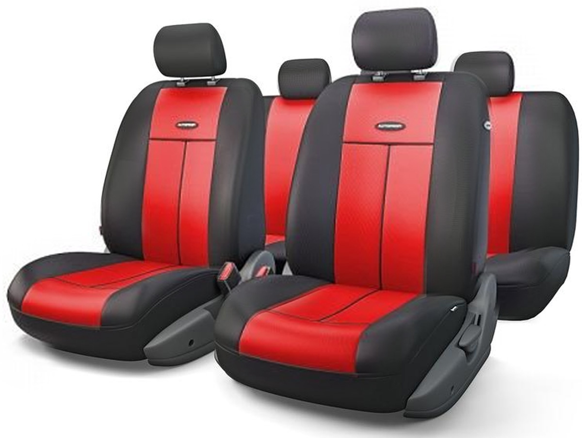 Авточехлы Autoprofi TT, цвет: черный, красный, 9 предметов. TT-902V BK/RDTT-902V BK/RD Авточехлы Autoprofi TT, цвет: черный, красный, 9 предметов. TT-902V BK/RDTT-902V BK/RDАвтомобильные чехлы Autoprofi TT изготавливаются из высококачественного полиэстера со вставками из поролона, обеспечивающего сцепление с сиденьем. Мягкие чехлы являются отличным дополнением салона любого автомобиля. Изделия придают автомобильному интерьеру современные и солидные черты.Универсальная конструкция подходит для большинства автомобильных сидений. Подходят для автомобилей с боковыми подушками безопасности (распускаемый шов).Специальные молнии, расположенные в чехлах спинки заднего ряда, позволяют использовать чехлы на автомобилях с различными пропорциями складывания заднего ряда.Комплектация: 5 подголовников, 2 чехла сидений переднего ряда, 1 спинка заднего ряда, 1 сиденье заднего ряда.