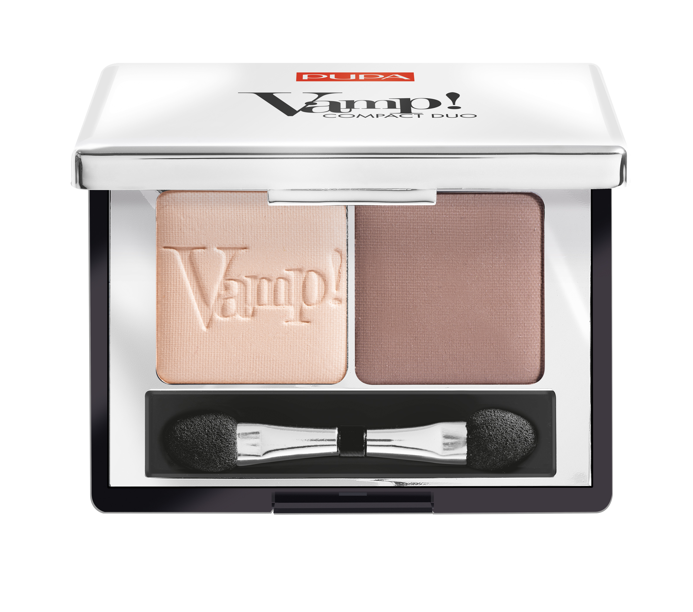 Pupa Компактные двойные тени VAMP! DUO тон 005 молочный шоколад, 2,2 г040087005 Pupa Компактные двойные тени VAMP! DUO тон 005 молочный шоколад, 2,2 г040087005Двойные компактные тени VAMP! COMPACT DUO. Набор из двух компактных теней для век. Инновационная формула - высокая концентрация пигментов, чистый однородный цвет. Очень мягкая текстура легко растушёвывается и позволяет моделировать степень покрытия. Абсолютно чистый, однородный и равномерный цвет. Формула нового поколения: специальное сочетание связующих веществ делает цвет равномерным по всей поверхности века, увеличивая стойкость макияжа.